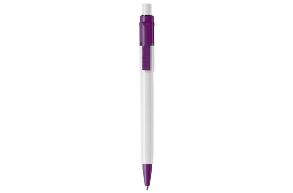 Ball pen Baron Colour hardcolour - White / Purple