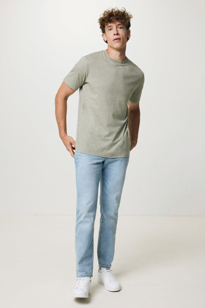 T-shirt léger en coton recyclé IQONIQ Sierra - Light Heather Green / XXXL