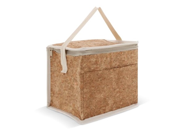 Cooler bag cork square 22x18x18cm