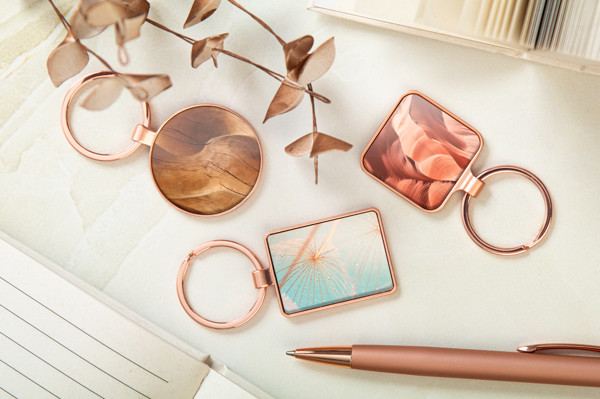 Keyring Ritidus - Rose