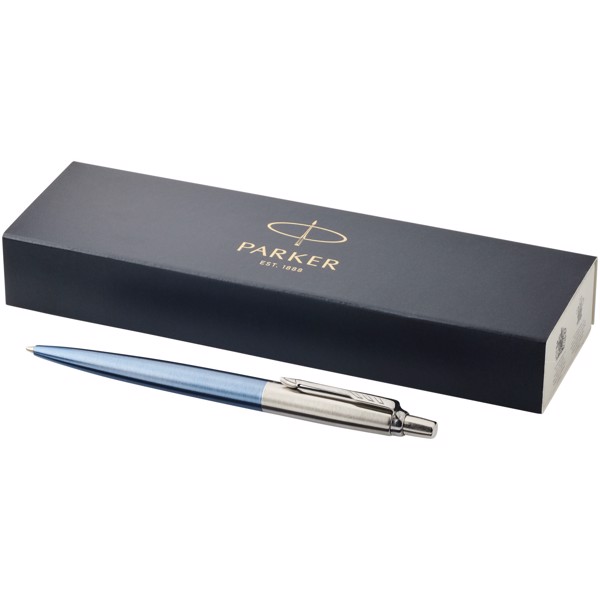Parker penna a sfera Jotter Bond Street (inchiostro blu) - Blu chiaro / Argento