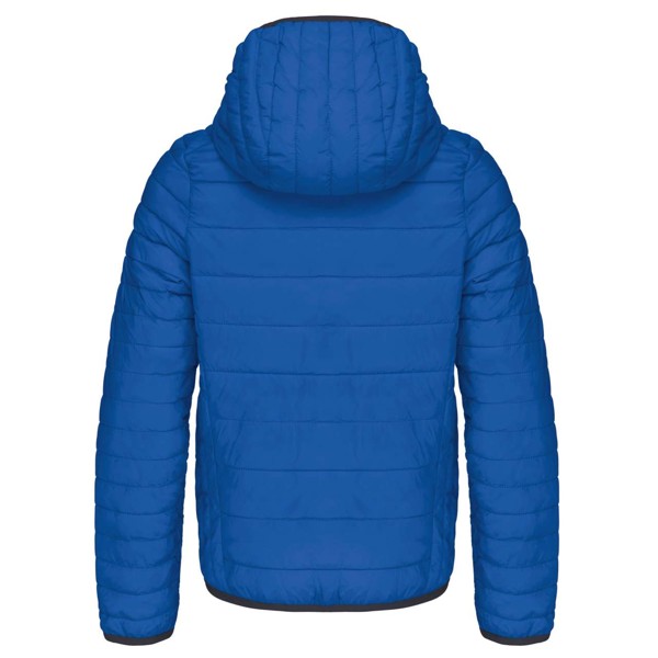 Kids' Lightweight Hooded Padded Jacket - Light Royal Blue / 6/8