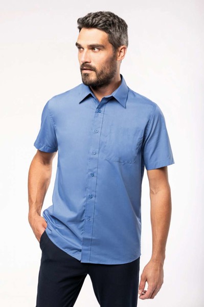 Ace - Short-Sleeved Shirt - Marl Storm Grey / XS