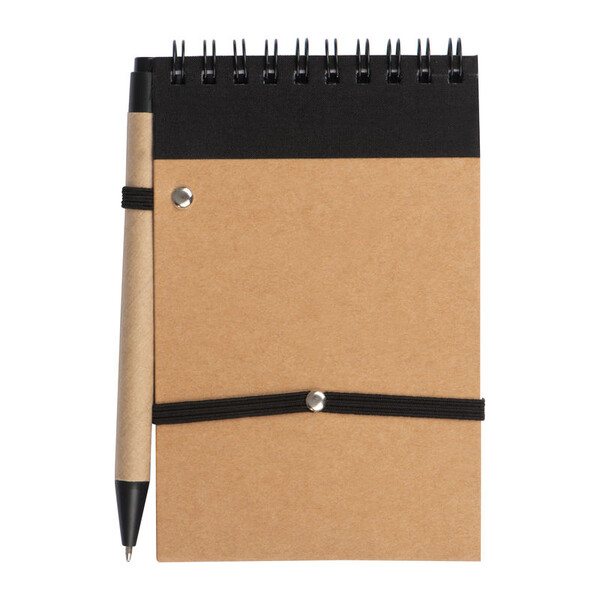 To do pad with pen - Black