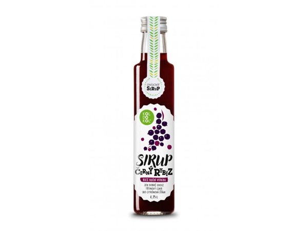 Čierny ríbezľový sirup