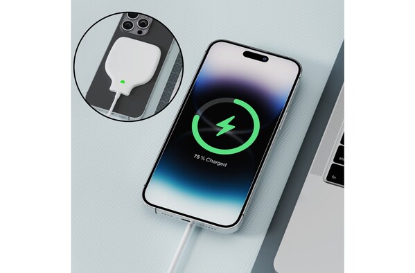 Xoopar wireless charger, 15W, ocean plastic