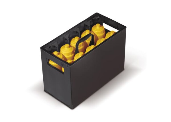Sports bottle tray for 10 bottles