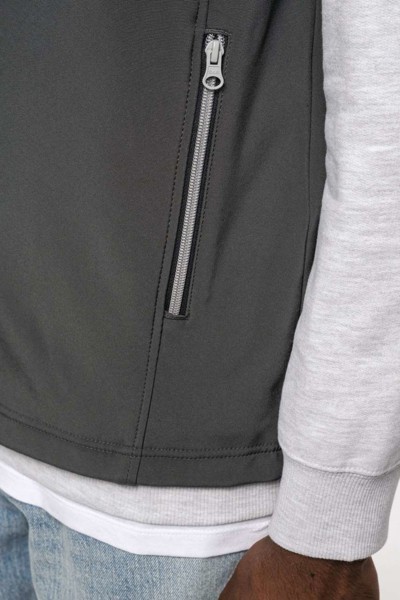 2-Layer Softshell Bodywarmer - Titanium / 3XL