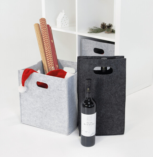 Felt Bottle Bag Chablis