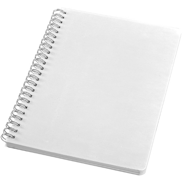 Happy-colours large spiral notebook - White