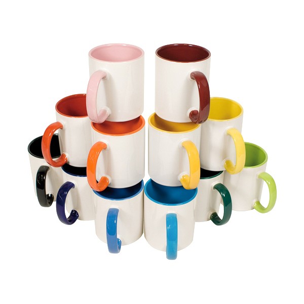 Mug Bicolor Vert - Yellow
