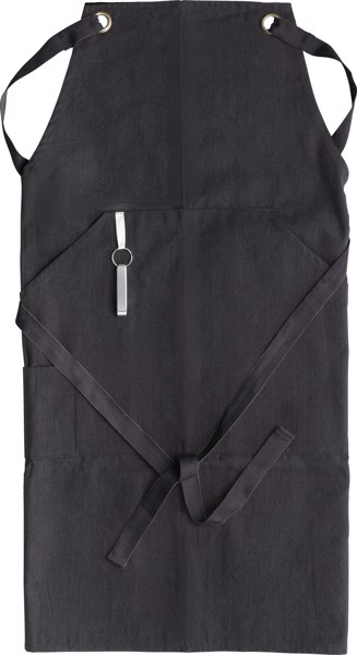 Polyester and cotton apron - Black