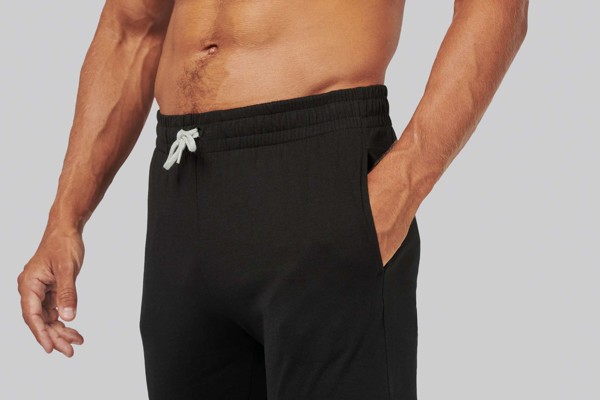 Unisex Lightweight Cotton Tracksuit Bottoms - Dark Grey / L