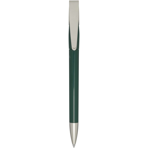 Penna a sfera in plastica riciclata Ana (inchiostro blu) - Verde foresta