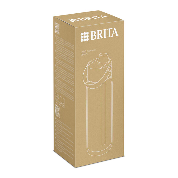 Láhev BRITA LARQ Essential 680 ml - Černá
