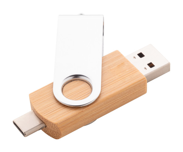 Otg Usb Flash Drive BooSpin - Natural / 4 GB