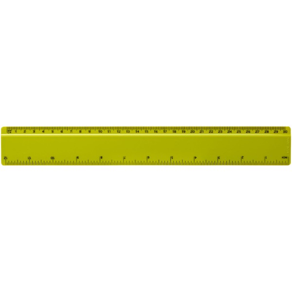 Righello Renzo da 30 cm in plastica - Lime