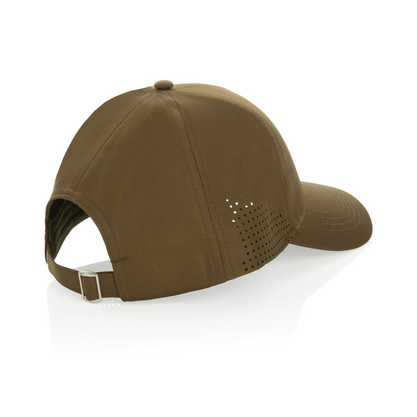 Impact AWARE™ rPET 6-Panel-Sportkappe - Grün