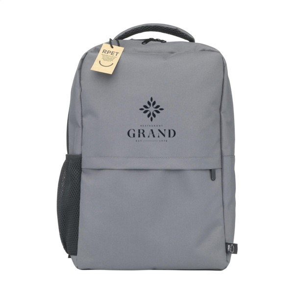 Finley GRS RPET Laptop Backpack - Grey