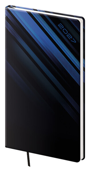 Týdenní diář Vario 2027, 80x150 - Blue steel