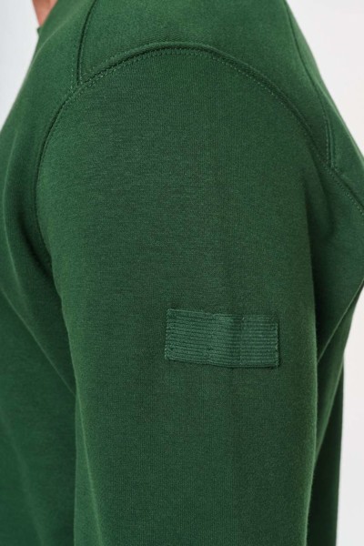 Set-In Sleeve Sweatshirt - Dark Grey / 2XL