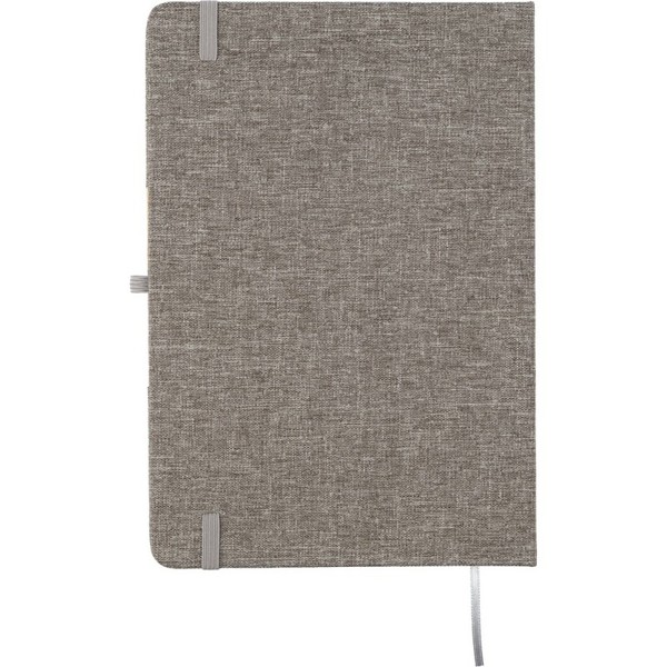 Notebook approx. A5 RPET - grey
