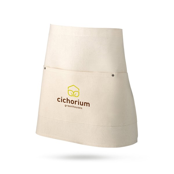 CHICORY. Víceúčelová zástěra z bavlněného plátna (260 g/m²)