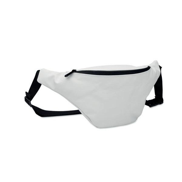 Soft PU waist bag Bai - White