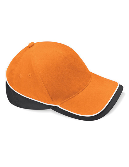 Teamwear Competition Cap - Orange / Black / White / One Size