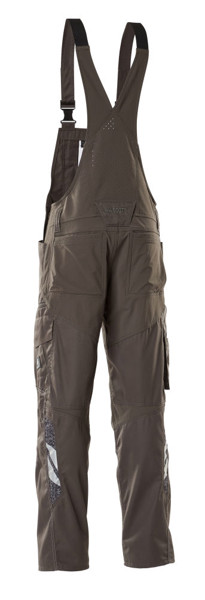 Pantaloni salopetă cu buzunare pentru genunchi - MASCOT® - Dark Anthracite