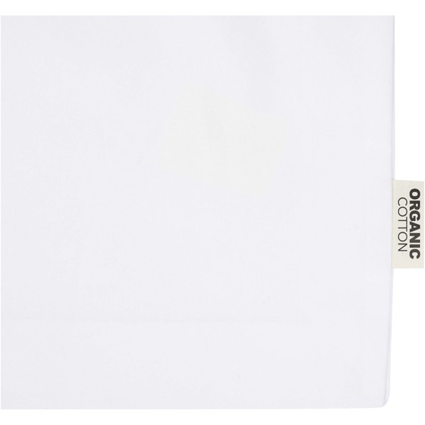 Odisha 180 g/m² OCS Bio Tragetasche mit Seitenfalten 14L - weiss