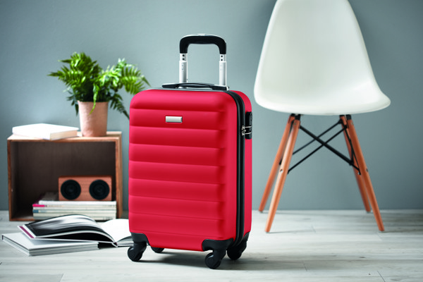 Trolley em ABS Budapest - Vermelho