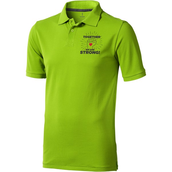 Polo Calgary a manica corta da uomo - Verde Mela / M