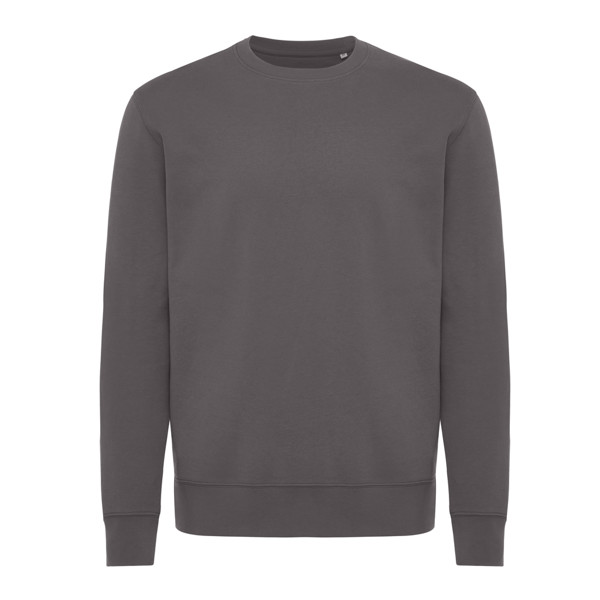 Mikina Iqoniq Kruger relaxed fit z recykl. bavlny - Antracitová / XXL