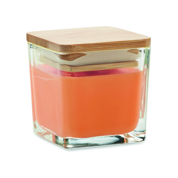 Bougie parfumée carrée 50gr Pila - Orange