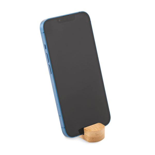 Poy mini phone stand, bamboo, 70x25x19 mm