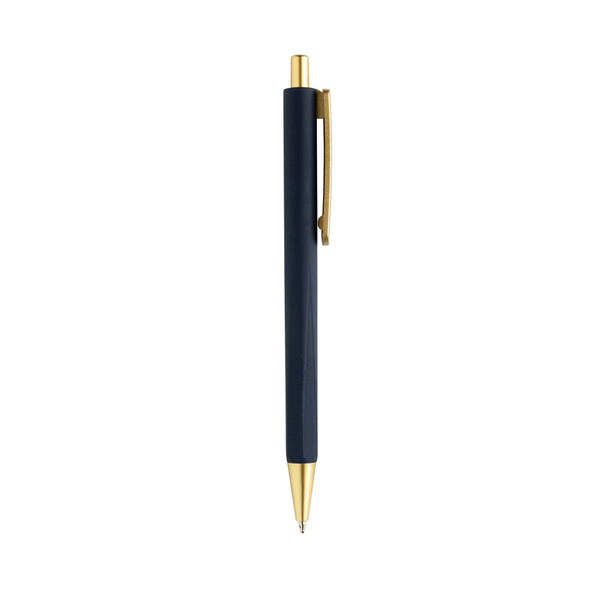 Stylo luxe à trois faces EDGE RCS - Bleu Marine