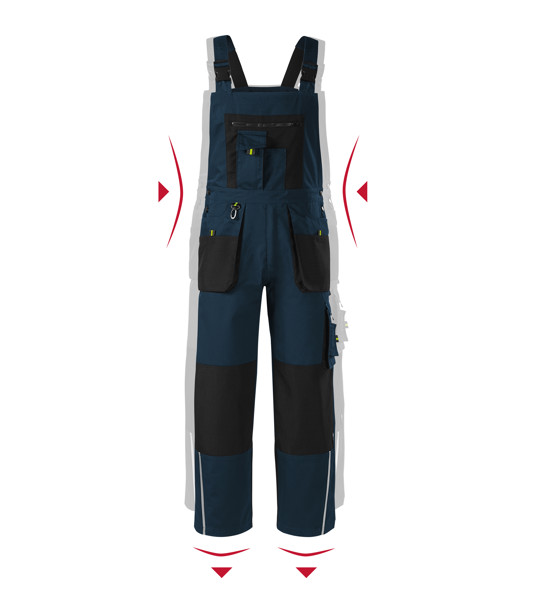 Pracovní Kalhoty S Laclem Pánské Rimeck® Ranger - Námořní Modrá / 48/50