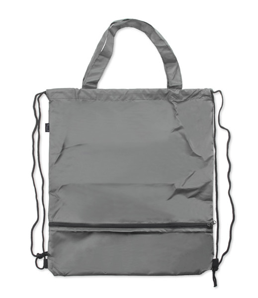 Drawstring bag with umbrella RAINY - grey