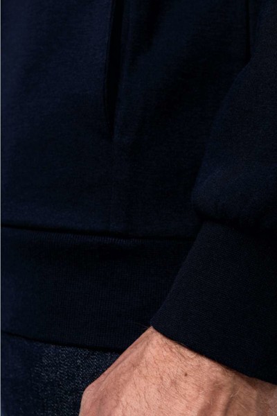 Men's Zipped Hoodie - Deep Navy / M