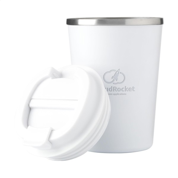 Kaffi RCS Recycled Coffee Mug 300 ml gobelet iso - Blanc