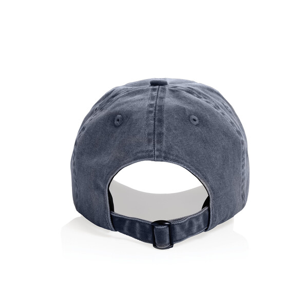 Casquette à 6 panneaux en coton sergé délavée BEAU AWARE™ - Bleu Marine