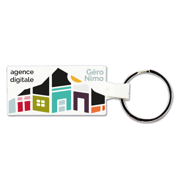 FLEXIBLE PLASTIC KEY-RING