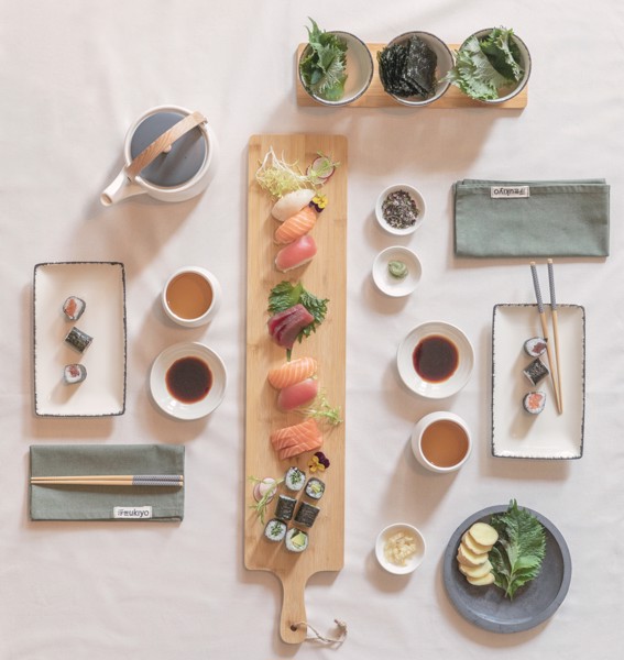 Ukiyo sushi dinner set for two