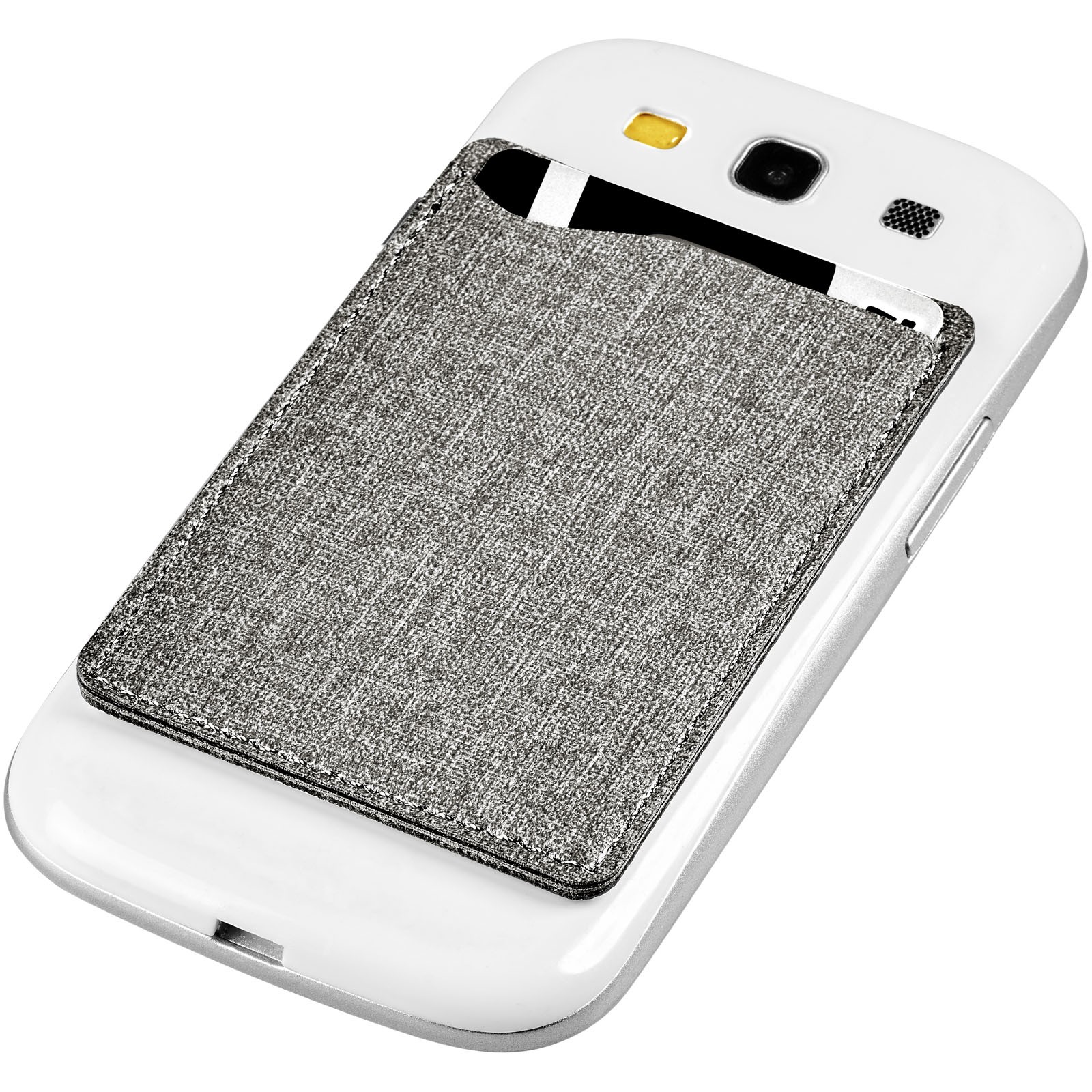 Žepek za kartice za mobilni telefon RFID Premium - Grey