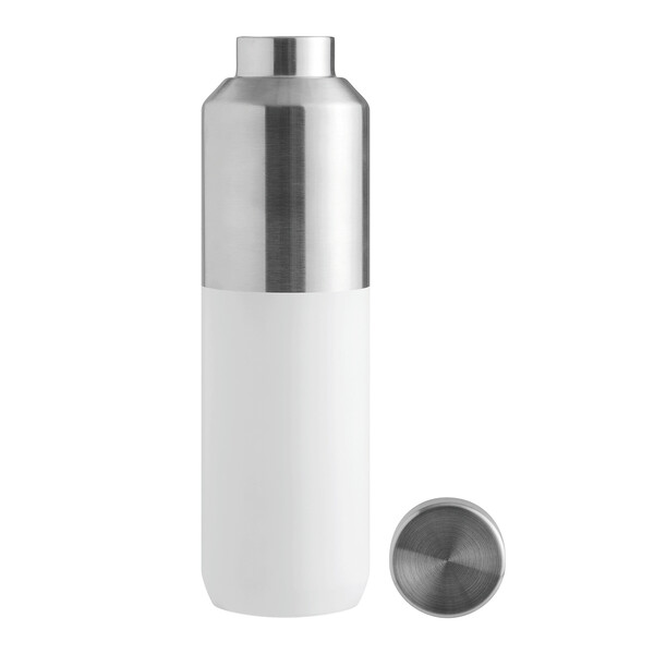 Vacuum Drinking Bottle Steeco - White