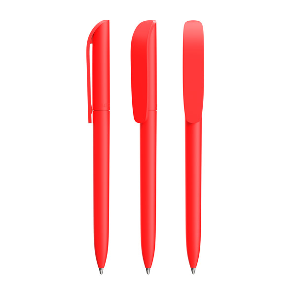 BIC® Super Clip Soft - Sanftes Rot
