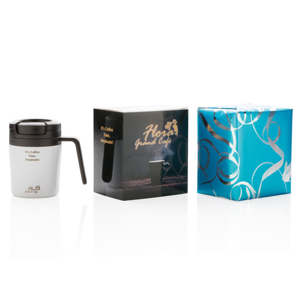 Xd Xclusive mug, 160ml, double wall - White