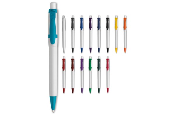 Ball pen Olly hardcolour - White / Green