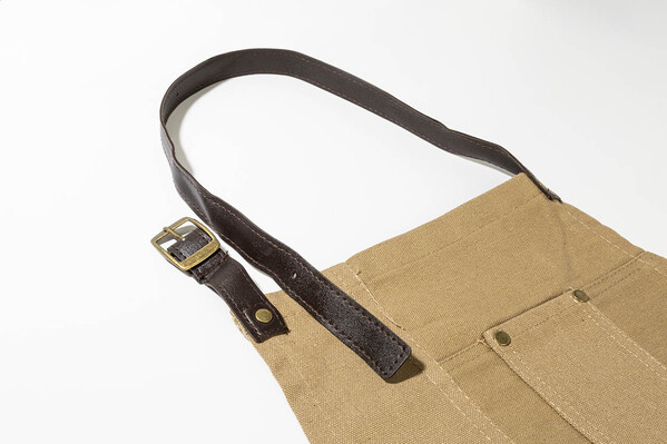 Tablier de cuisine en coton James - Kaki